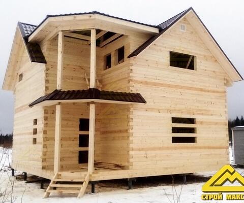 Дом из профилированного бруса размером 9x9