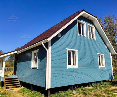 Финский каркасный дом 8х8 в СПб